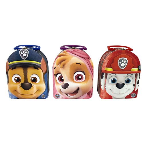 Paw Patrol Arch Carry All Embossed Tin Lunch Box Set